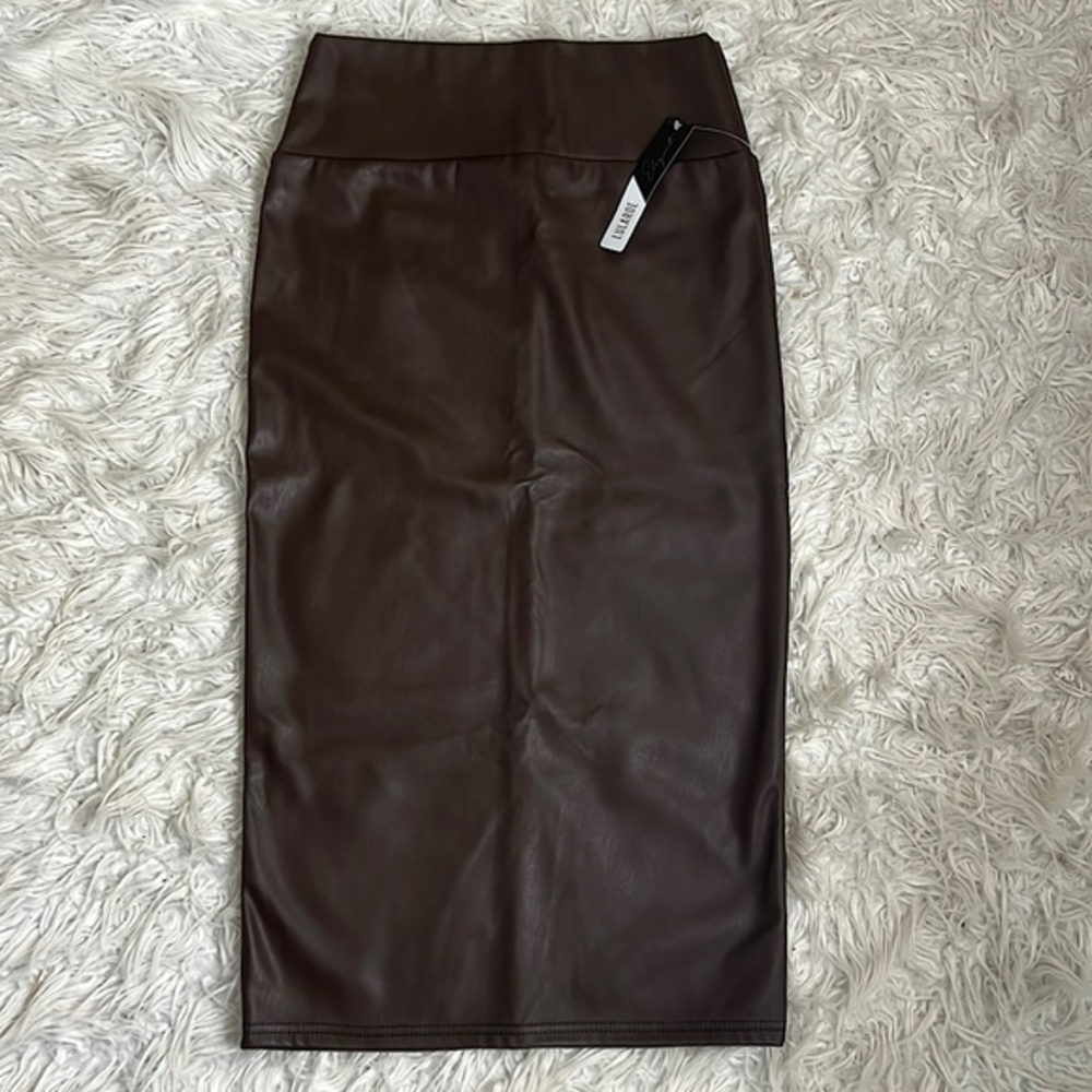 Lularoe Luxe Faux Leather Pencil Skirt‎